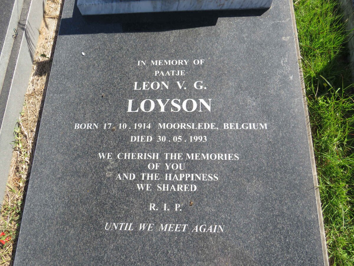 LOYSON Leon V.G. 1914-1993