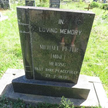 MEIRING Michael Peter -1978