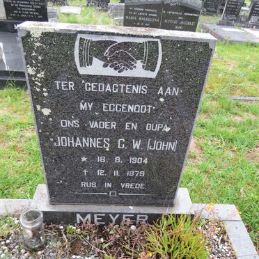 MEYER Johannes C.W. 1904-1979