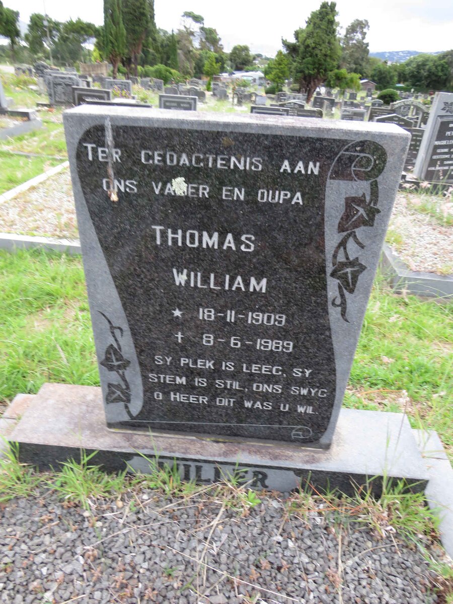 MILLER Thomas William 1909-1989
