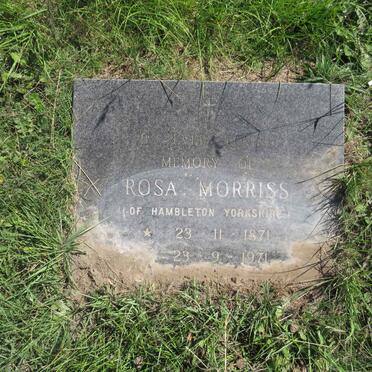 MORRISS Rosa 1871-1971