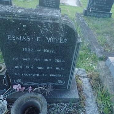 MEYER Esaias E. 1902-1967