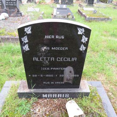 MARAIS Aletta Cecilia 1885-1969