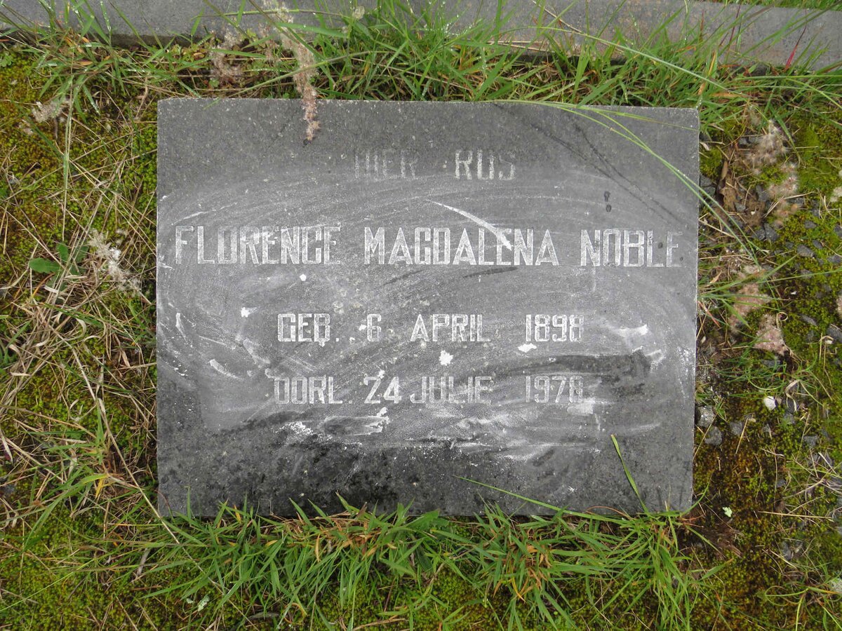 NOBLE Florence Magdalena 1898-1978