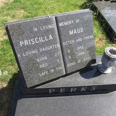PERKS Priscilla Maud 1952-1998