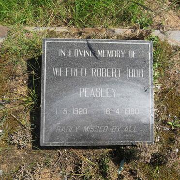 PEASLEY Wilfred Robert 1920-1980