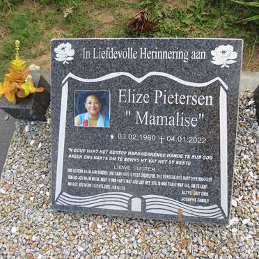 PIETERSEN Elize 1960-2022