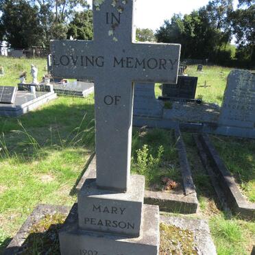 PEARSON Mary 1902-1989