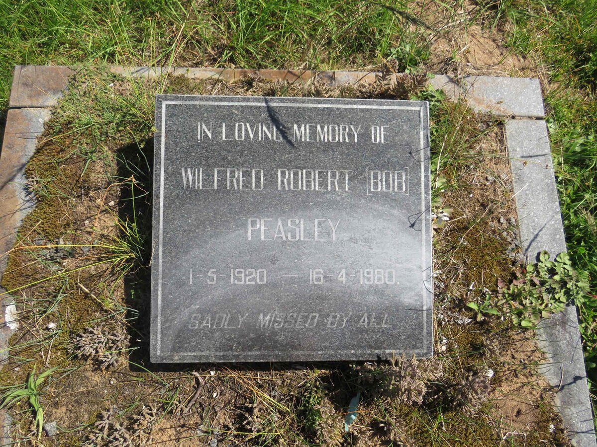 PEASLEY Wilfred Robert 1920-1980