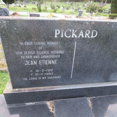 PICKARD Jean Etienne 1912-1983