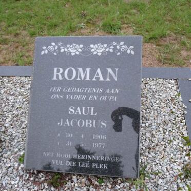 ROMAN Saul Jacobus 1906-1977