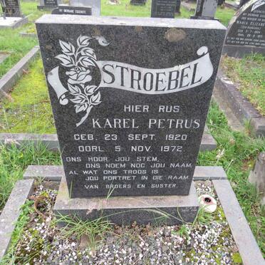 STROEBEL Karel Petrus 1920-1972