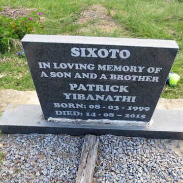 SIXOTO Patrick Yibanathi 1999-2015