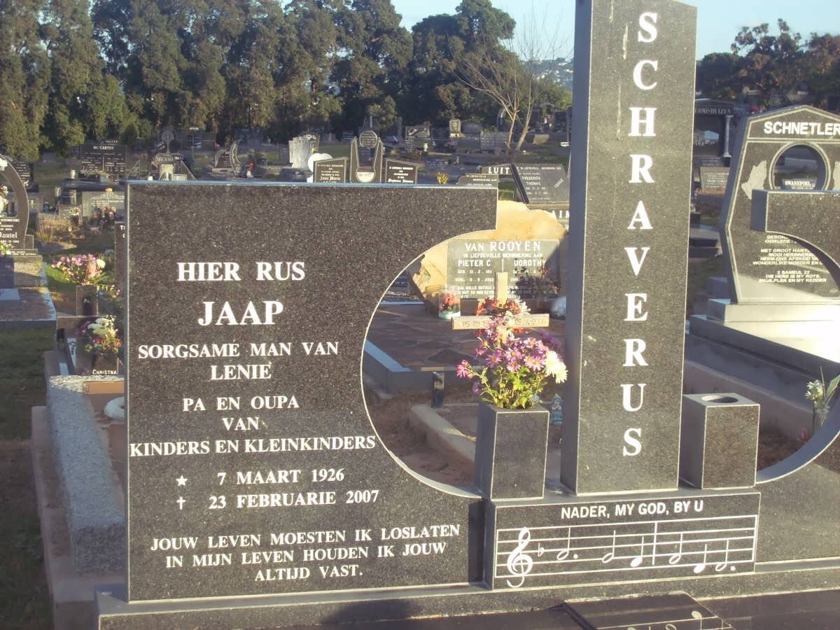 SCHRAVERUS Jaap 1926-2007