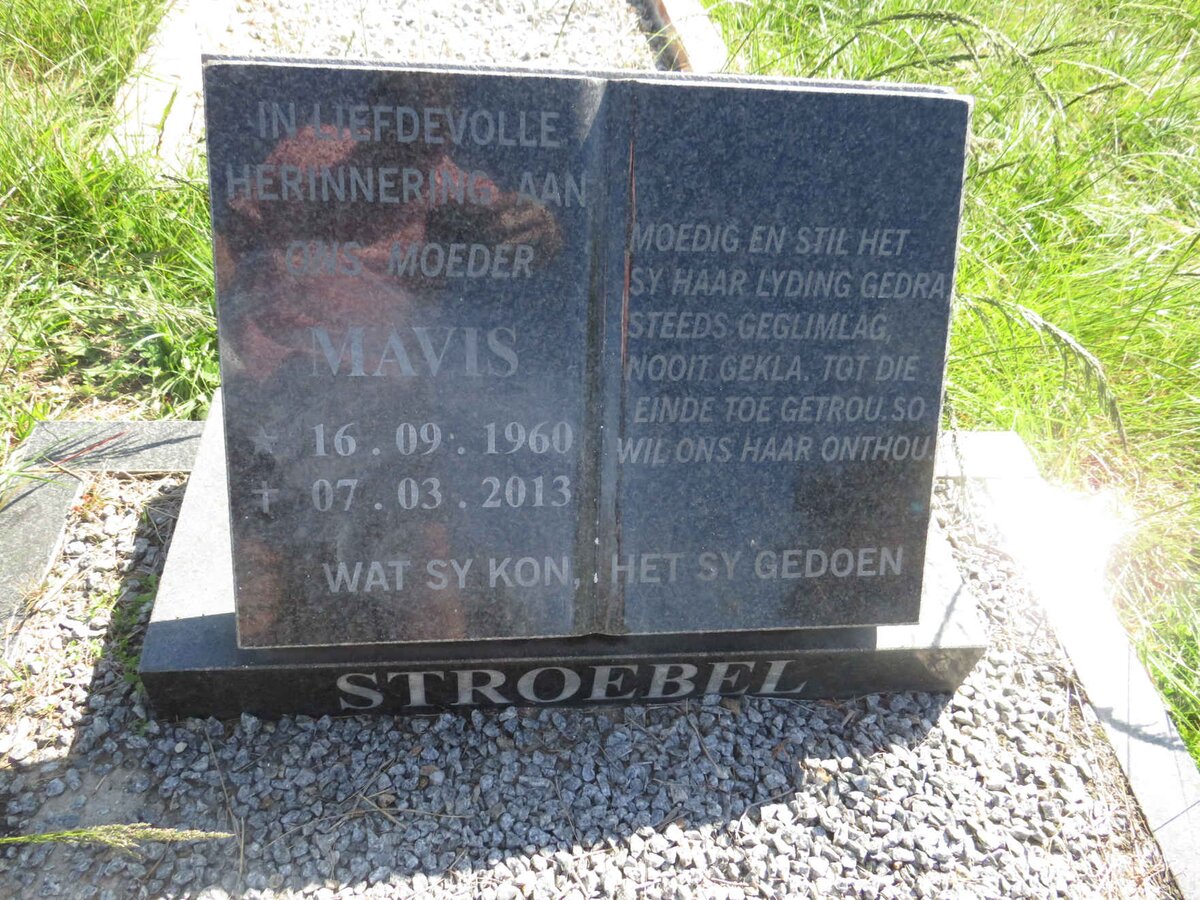 STROEBEL Mavis 1960-2013