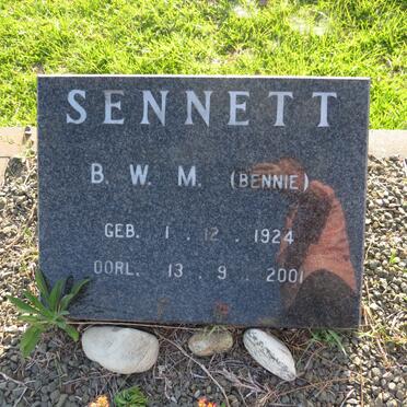 SENNETT B.W.M. 1924-2001