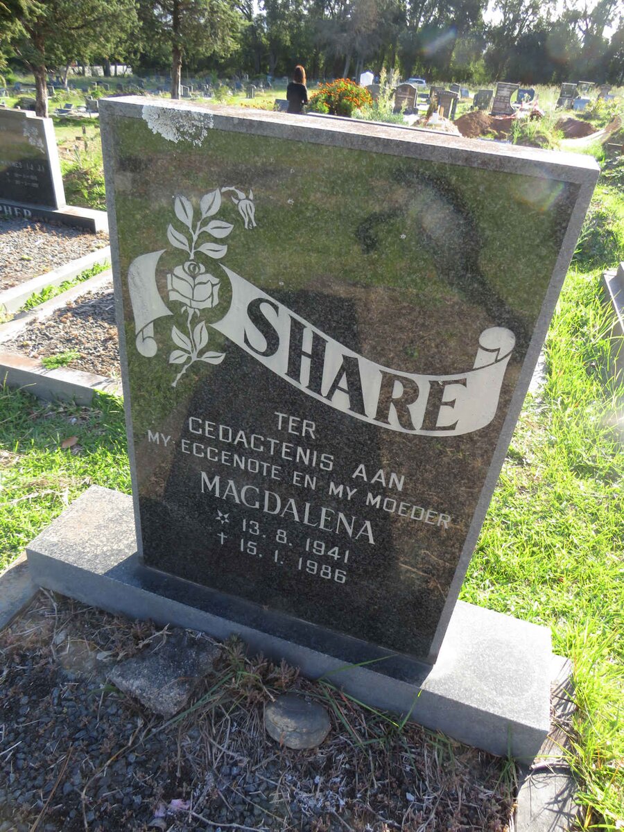 SHARE Magdalena 1941-1986