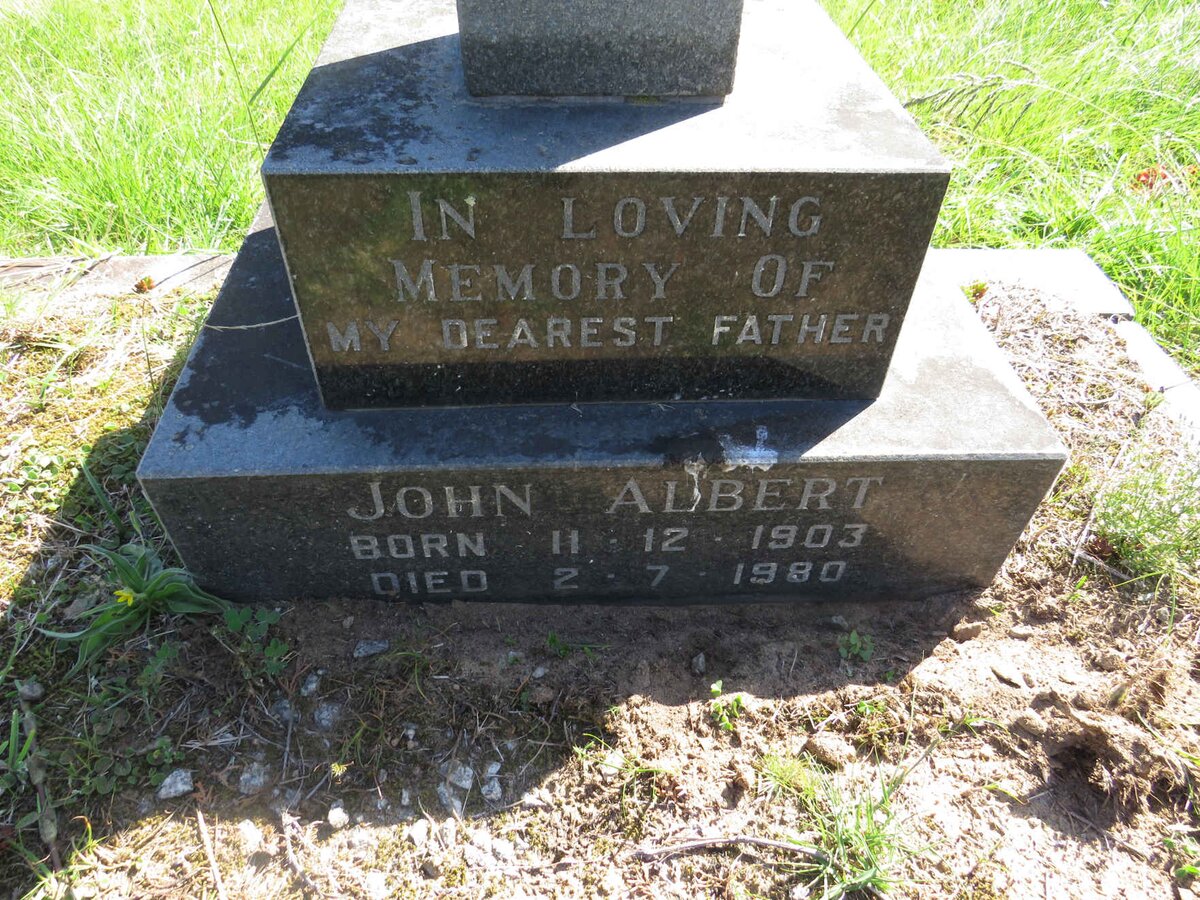 SWART John Albert 1903-1980