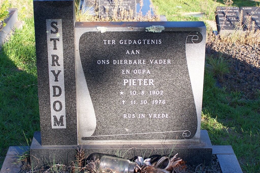 STRYDOM Pieter 1902-1976