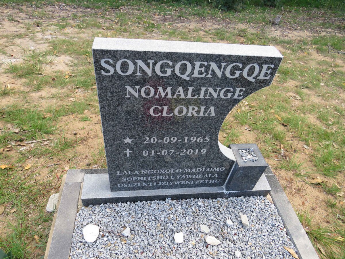 SONGQENGQE Nomalinge Cloria 1965-2019