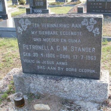 STANDER Petronella G.M. 1906-1969