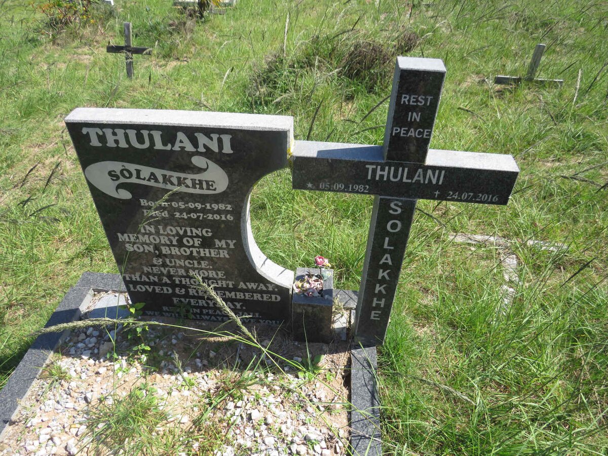 SOLAKKHE Thulani 1982-2016