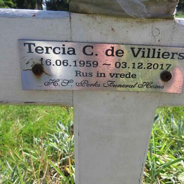VILLIERS Tercia C., de 1959-2017