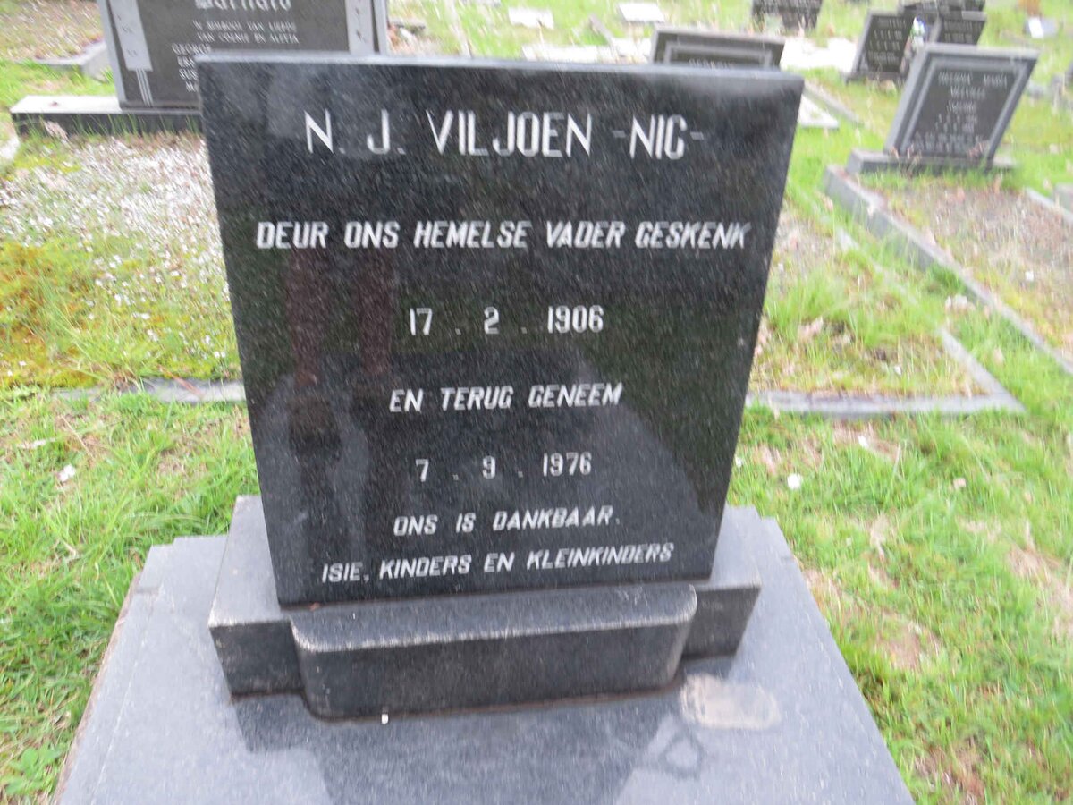 VILJOEN N.J. 1906-1976