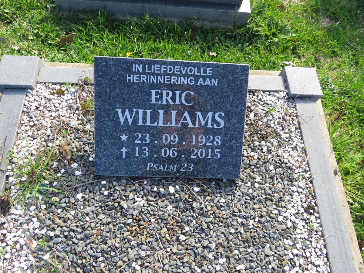 WILLIAMS Eric 1928-2015