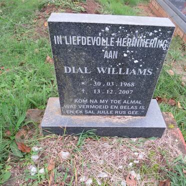 WILLIAMS Dial 1968-2007