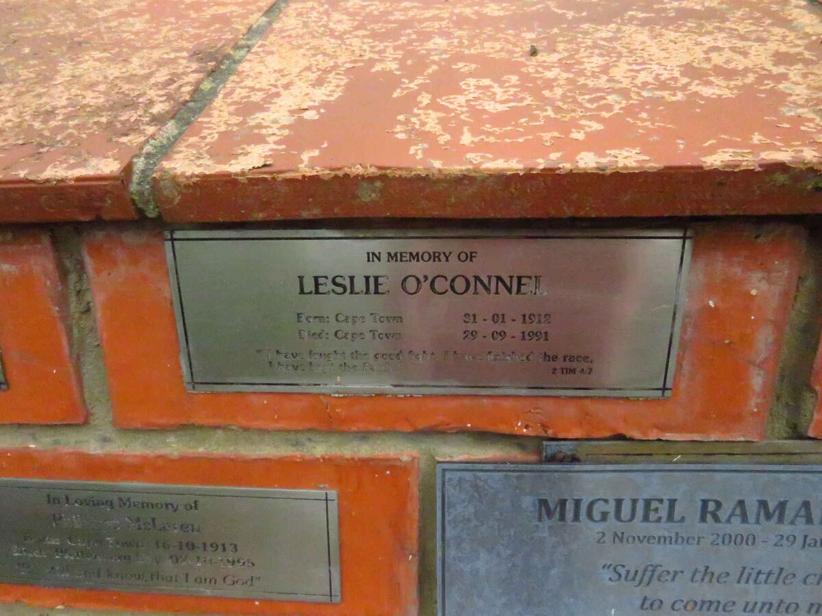O'CONNEL Leslie 1912-1991