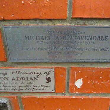 TAVENDALE Michael James 1943-2014