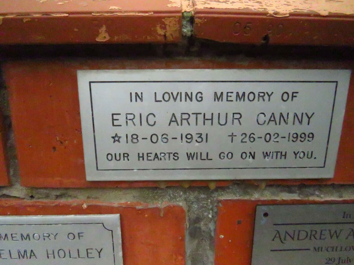 CANNY Eric Arthur 1931-1999