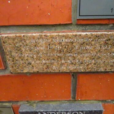 STEEN Gerhardus ? Johannes, van der 1926-2003