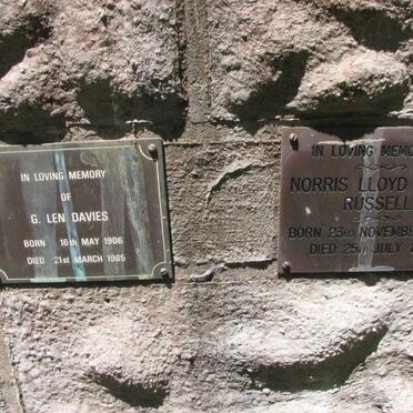 DAVIES G. Len 1906-1985 :: RUSSEL Norris Lloyd 1907-1981
