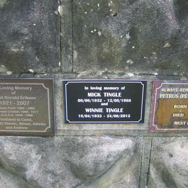 ERIKSEN :: TINGLE :: NIENABER