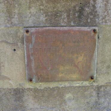 BARKER Dorothy Frances 1906-1988