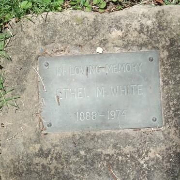 WHITE Ethel M. 1888-1974