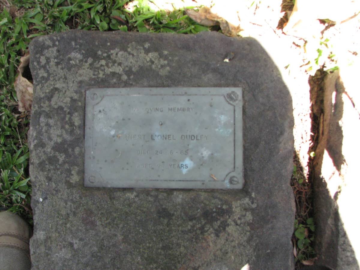 DUDLEY Ernest Lionel -1965