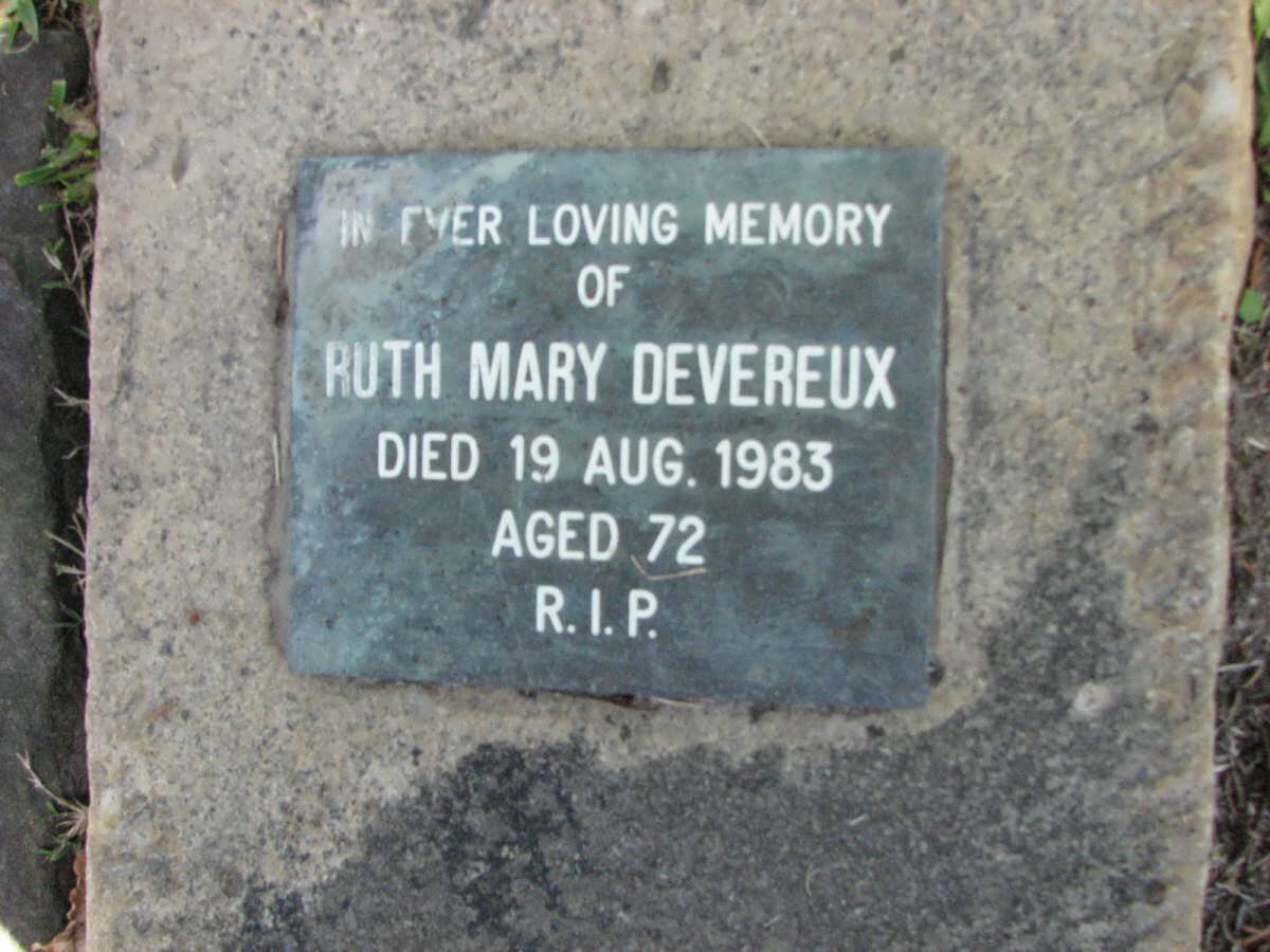 DEVEREUX Ruth Mary -1983