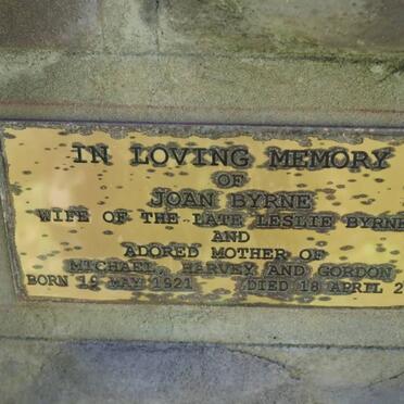 BYRNE Joan 1921-2006