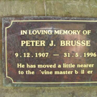 BRUSSE Peter J. 1907-1996
