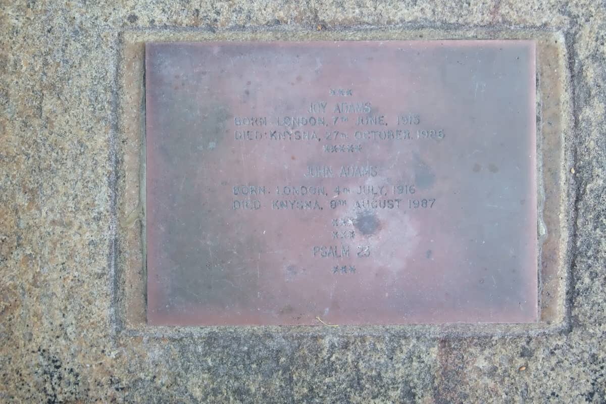 ADAMS John 1916-1987 &amp; Joy 1913-1986