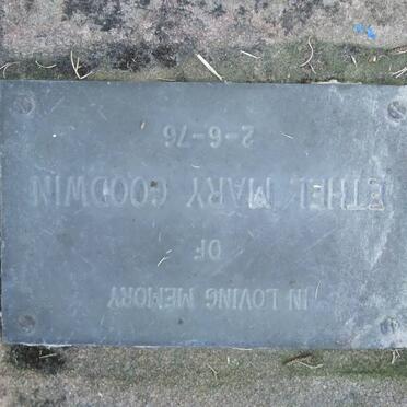 GOODWIN Ethel Mary -1976