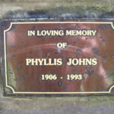 JOHNS Phyllis 1906-1993