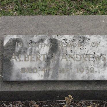 ANDREWS Albert J. -1932