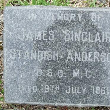ANDERSON James Sinclair Standish -1961