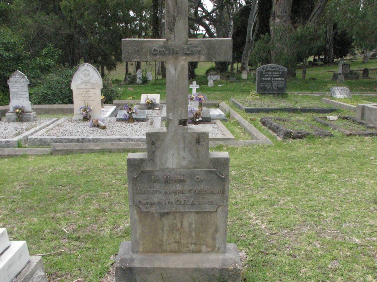 ATKINSON  Augusta Harriette nee SANDERS