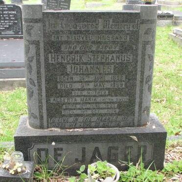 JAGER Hendrik Stephanus Johannes, de 1898-1959 &amp; Alberta Maria SMIT 1899-1974