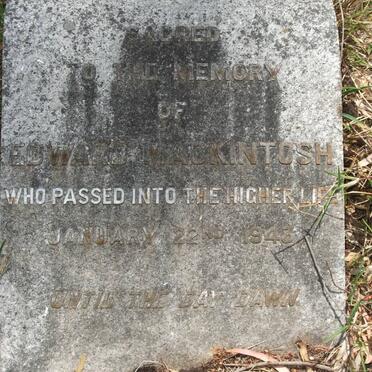 MACKINTOSH Edward -1943